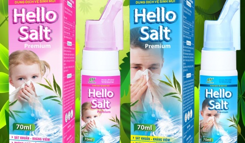 DUNG DỊCH VỆ SINH MŨI - HELLO SALT